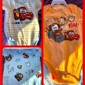 Disney Baby Cars Onesies